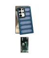 ieg™ Galaxy S24 Ultra Kılıf Yadigar Doku Özel Seri - Şeffaf 360 Full Body Arka Koruyucu
