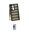ieg™ Galaxy S24 Ultra Kılıf Yadigar Doku Özel Seri - Siyah Durable Full Glue Curved Cam