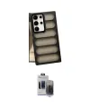 ieg™ Galaxy S24 Ultra Kılıf Yadigar Doku Özel Seri - Siyah Vanessa Magic Hayalet Cam