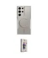 ieg™ Galaxy S24 Ultra Kılıf Yadigar Klasik Özel Seri - Siyah Bilvis 3D Cam Ekran Koruyucu
