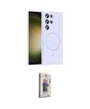 ieg™ Galaxy S24 Ultra Kılıf Yankı Form Serisi - Siyah Bilvis 3D Cam Ekran Koruyucu
