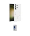 ieg™ Galaxy S24 Ultra Kılıf Yankı Form Serisi - Siyah Durable Full Glue Curved Cam