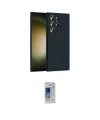 ieg™ Galaxy S24 Ultra Kılıf Yankı Form Serisi - Siyah Durable Full Glue Curved Cam
