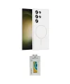 ieg™ Galaxy S24 Ultra Kılıf Yankı Form Serisi - Siyah Polymer Nano Ekran Koruyucu