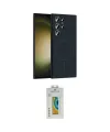 ieg™ Galaxy S24 Ultra Kılıf Yankı Form Serisi - Siyah Polymer Nano Ekran Koruyucu