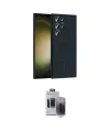 ieg™ Galaxy S24 Ultra Kılıf Yankı Form Serisi - Siyah Vanessa Magic Hayalet Cam