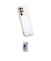 ieg™ Galaxy S24 Ultra Kılıf Yankı Serisi - Siyah Durable Full Glue Curved Hayalet Cam