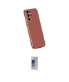 ieg™ Galaxy S24 Ultra Kılıf Yankı Serisi - Siyah Durable Full Glue Curved Hayalet Cam