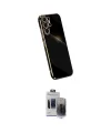 ieg™ Galaxy S24 Ultra Kılıf Yankı Serisi - Siyah Vanessa Magic Hayalet Cam