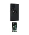 ieg™ Galaxy S24 Ultra Kılıf Yörünge Çizgi - Şeffaf 360 Full Body Arka Koruyucu