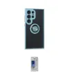 ieg™ Galaxy S24 Ultra Kılıf Yörünge Çizgi - Siyah Durable Full Glue Curved Cam