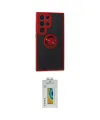 ieg™ Galaxy S24 Ultra Kılıf Yörünge Çizgi - Siyah Polymer Nano Ekran Koruyucu