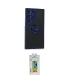 ieg™ Galaxy S24 Ultra Kılıf Yörünge Çizgi - Siyah Polymer Nano Ekran Koruyucu