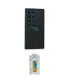 ieg™ Galaxy S24 Ultra Kılıf Yörünge Çizgi - Siyah Polymer Nano Ekran Koruyucu