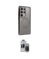 ieg™ Galaxy S24 Ultra Kılıf Zirve Doku Prime - Siyah Vanessa Magic Hayalet Cam