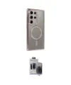 ieg™ Galaxy S24 Ultra Kılıf Zirve Doku Prime - Siyah Vanessa Magic Hayalet Cam