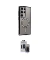 ieg™ Galaxy S24 Ultra Kılıf Zirve Doku Prime - Siyah Vanessa Magic Hayalet Cam