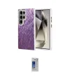 ieg™ Galaxy S24 Ultra Kılıf Zirve Modern Prime - Siyah Durable Full Glue Curved Hayalet Cam
