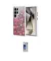ieg™ Galaxy S24 Ultra Kılıf Zirve Modern Prime - Siyah Durable Full Glue Curved Hayalet Cam