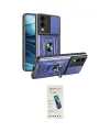 ieg™ Galaxy S25 Edge Kılıf Ahenk Klasik - Şeffaf Pasifik Cam Ekran Koruyucu