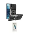 ieg™ Galaxy S25 Edge Kılıf Ahenk Klasik - Şeffaf Pasifik Cam Ekran Koruyucu
