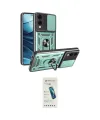 ieg™ Galaxy S25 Edge Kılıf Ahenk Klasik - Şeffaf Pasifik Cam Ekran Koruyucu