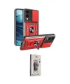 ieg™ Galaxy S25 Edge Kılıf Ahenk Klasik - Siyah Bilvis 3D Cam Ekran Koruyucu