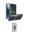 ieg™ Galaxy S25 Edge Kılıf Ahenk Klasik - Siyah Bilvis 3D Cam Ekran Koruyucu