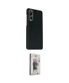 ieg™ Galaxy S25 Edge Kılıf Kozmos Klasik Prime - Siyah Bilvis 3D Cam Ekran Koruyucu