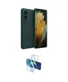 ieg™ Galaxy S25 Edge Kılıf Kozmos Yansıma Özel Seri - Siyah 3D Antistatik Cam Ekran Koruyucu
