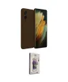 ieg™ Galaxy S25 Edge Kılıf Kozmos Yansıma Özel Seri - Siyah Bilvis 3D Cam Ekran Koruyucu
