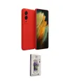 ieg™ Galaxy S25 Edge Kılıf Kozmos Yansıma Özel Seri - Siyah Bilvis 3D Cam Ekran Koruyucu