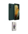 ieg™ Galaxy S25 Edge Kılıf Kozmos Yansıma Özel Seri - Siyah Bilvis 3D Cam Ekran Koruyucu
