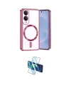 ieg™ Galaxy S25 Edge Kılıf Nova Işık Özel Seri - Siyah 3D Antistatik Cam Ekran Koruyucu