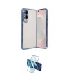 ieg™ Galaxy S25 Edge Kılıf Vadi Minimal - Siyah 3D Antistatik Cam Ekran Koruyucu