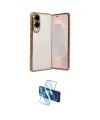 ieg™ Galaxy S25 Edge Kılıf Vadi Minimal - Siyah 3D Antistatik Cam Ekran Koruyucu