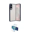 ieg™ Galaxy S25 Edge Kılıf Vadi Minimal - Siyah 3D Antistatik Cam Ekran Koruyucu