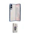 ieg™ Galaxy S25 Edge Kılıf Vadi Minimal - Siyah Bilvis 3D Cam Ekran Koruyucu