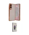 ieg™ Galaxy S25 Edge Kılıf Vadi Minimal - Siyah Bilvis 3D Cam Ekran Koruyucu