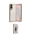 ieg™ Galaxy S25 Edge Kılıf Vadi Minimal - Siyah Bilvis 3D Cam Ekran Koruyucu