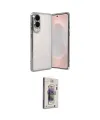 ieg™ Galaxy S25 Edge Kılıf Vadi Minimal - Siyah Bilvis 3D Cam Ekran Koruyucu