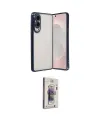 ieg™ Galaxy S25 Edge Kılıf Vadi Minimal - Siyah Bilvis 3D Cam Ekran Koruyucu