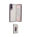 ieg™ Galaxy S25 Edge Kılıf Vadi Minimal - Siyah Bilvis 3D Cam Ekran Koruyucu
