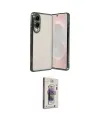 ieg™ Galaxy S25 Edge Kılıf Vadi Minimal - Siyah Bilvis 3D Cam Ekran Koruyucu
