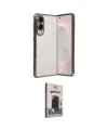 ieg™ Galaxy S25 Edge Kılıf Vadi Minimal - Siyah Bilvis Hayalet Cam Ekran Koruyucu