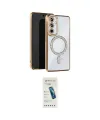 ieg™ Galaxy S25 Edge Kılıf Zirve Doku Prime - Şeffaf Pasifik Cam Ekran Koruyucu