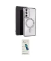 ieg™ Galaxy S25 Edge Kılıf Zirve Doku Prime - Şeffaf Pasifik Cam Ekran Koruyucu