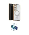 ieg™ Galaxy S25 Edge Kılıf Zirve Doku Prime - Siyah 3D Antistatik Cam Ekran Koruyucu