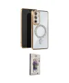 ieg™ Galaxy S25 Edge Kılıf Zirve Doku Prime - Siyah Bilvis 3D Cam Ekran Koruyucu
