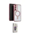 ieg™ Galaxy S25 Edge Kılıf Zirve Doku Prime - Siyah Bilvis 3D Cam Ekran Koruyucu